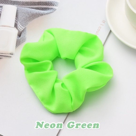 Set of 9 Scrunchies Satin Scrunchies - Picture 7 of 10